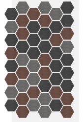 HoneyComb (esuholnk) vlastn farba, cena za balenie 7,3m2